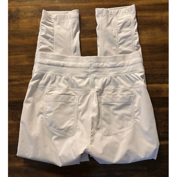 Lululemon Women’s 8 Pants Street To Studio Pull On Drawstring Waist Ruched - Picture 4 of 11